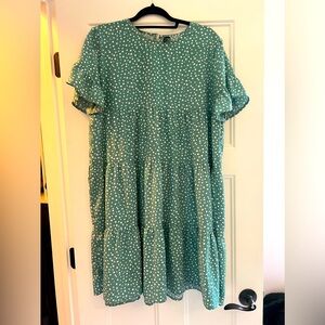 Green Polka Dot Dress